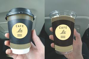 ササキ ()さんの人気カフェのお持ち帰り用プラスチックコップ＆紙コップの全面デザインへの提案