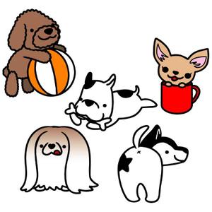 kurokinさんのプードル・チワワなど犬のイラストを描いてください♪への提案