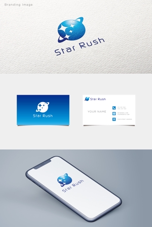 Naroku Design ()さんの宇宙ビジネス企業「スターラッシュ合同会社」のロゴへの提案