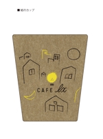 instd (instd)さんの人気カフェのお持ち帰り用プラスチックコップ＆紙コップの全面デザインへの提案