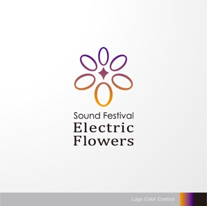 ＊ sa_akutsu ＊ (sa_akutsu)さんの音楽フェスティバル「Electric Flowers」のロゴへの提案