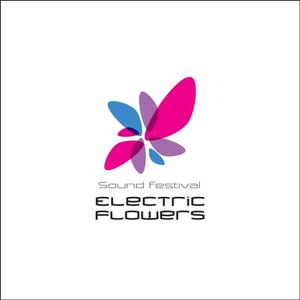 queuecat (queuecat)さんの音楽フェスティバル「Electric Flowers」のロゴへの提案