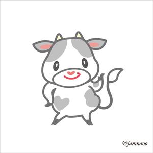 jamnaoo (jamnaoo7370)さんの牛のキャラクターデザインへの提案