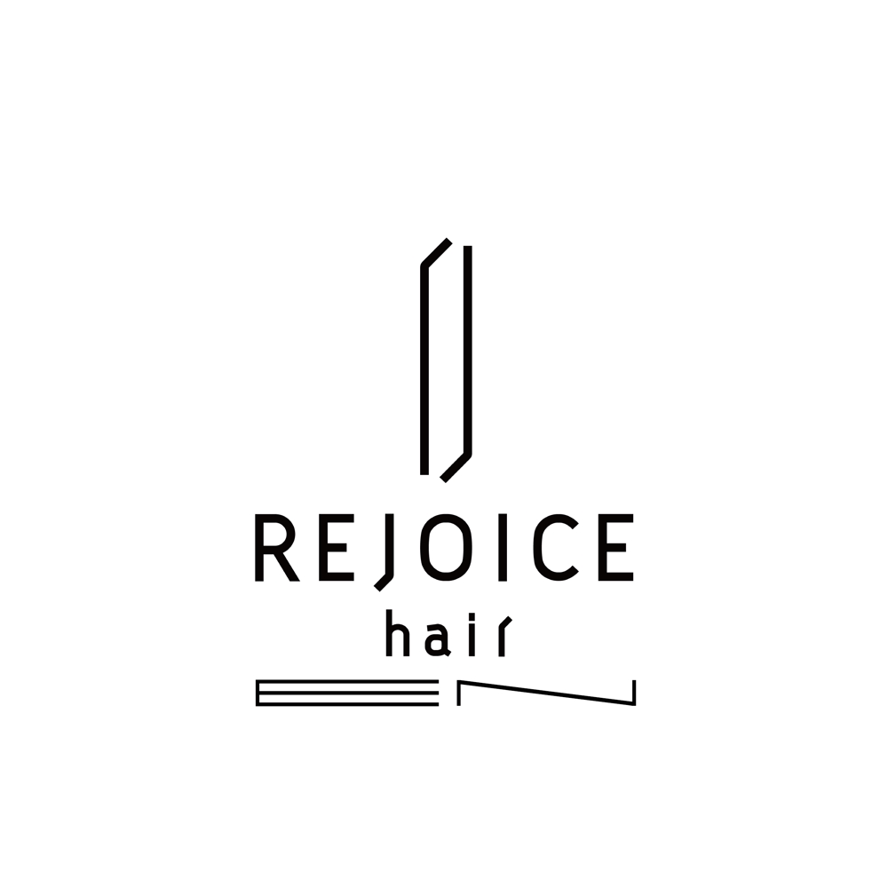 美容室　REJOICE hair（リジョイス　ヘア）のロゴ