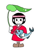 myam ()さんのコロポックルと鮭のキャラクターデザインへの提案