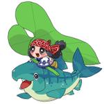 なかゆびはてな (hatenakayubi)さんのコロポックルと鮭のキャラクターデザインへの提案