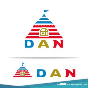 Innocent public tree (nekosu)さんのウェブ配信集団「DAN」のロゴへの提案