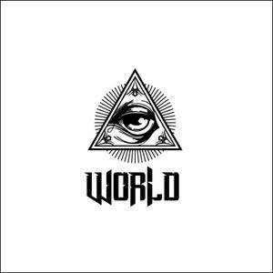 queuecat (queuecat)さんの新ブランド「World」のロゴ（文字×プロビデンスの目）への提案