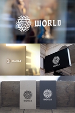 YOO GRAPH (fujiseyoo)さんの新ブランド「World」のロゴ（文字×プロビデンスの目）への提案