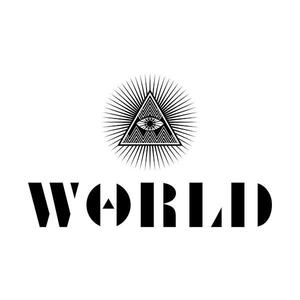 Inout Design Studio (inout)さんの新ブランド「World」のロゴ（文字×プロビデンスの目）への提案