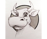 Navneet (yukina12)さんの牛のキャラクターデザインへの提案