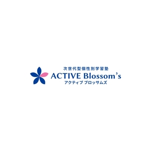 Yolozu (Yolozu)さんの次世代型個性別学習塾の「ACTIVE Blossom‘s」のロゴへの提案