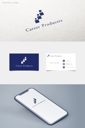 Naroku Design ()さんの人材紹介の新サービス「Career Producers」のロゴへの提案
