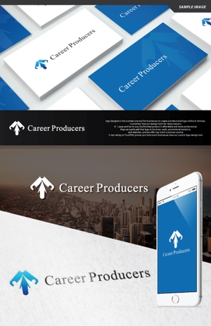 take5-design (take5-design)さんの人材紹介の新サービス「Career Producers」のロゴへの提案