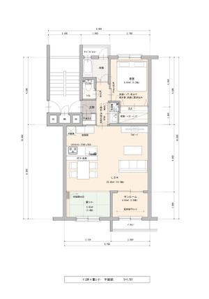 江口　顕 (eguchi-K)さんの団地のリノベーション間取り平面図プランの募集への提案