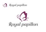 なべちゃん (YoshiakiWatanabe)さんのアパレルショップサイト 「ロイヤルパピヨン Royal papillon」のロゴへの提案