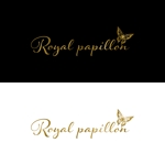 S-TAKA (shinya_bbn)さんのアパレルショップサイト 「ロイヤルパピヨン Royal papillon」のロゴへの提案