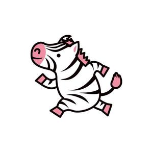 植村 晃子 (pepper13)さんの英会話スクール「zeabra 」のキャラクターデザインへの提案