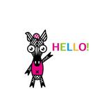 坂本 (crancran)さんの英会話スクール「zeabra 」のキャラクターデザインへの提案
