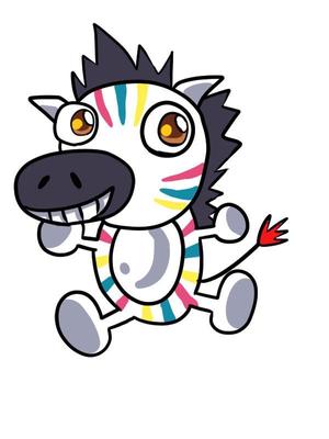 西野 (mmmxxxzelda)さんの英会話スクール「zeabra 」のキャラクターデザインへの提案