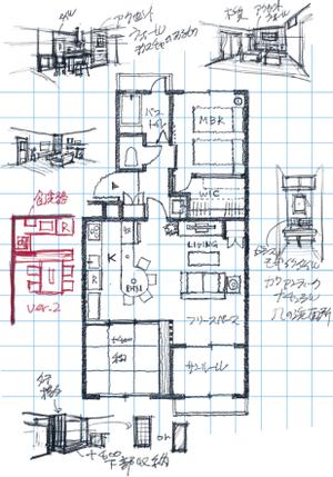 Atelier CYBER 彩想　 (Atelier_CYBER)さんの団地のリノベーション間取り平面図プランの募集への提案