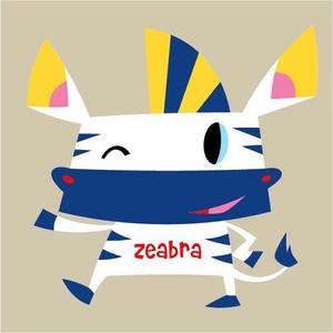 BlackPenguin (BlackPenguin)さんの英会話スクール「zeabra 」のキャラクターデザインへの提案