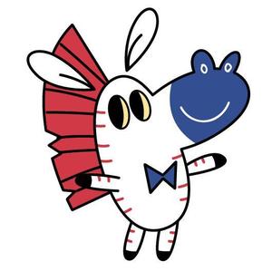 BlackPenguin (BlackPenguin)さんの英会話スクール「zeabra 」のキャラクターデザインへの提案