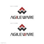 ロゴ研究所 (rogomaru)さんのIT会社「Agileware  AGILEWARE」のロゴ作成への提案