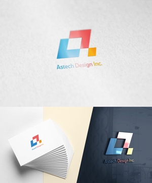 andy2525 (andy_design)さんの床施工会社「Astech Design Inc.」のロゴへの提案