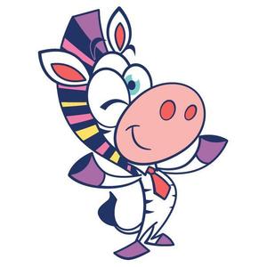 BlackPenguin (BlackPenguin)さんの英会話スクール「zeabra 」のキャラクターデザインへの提案