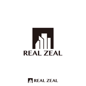 M+DESIGN WORKS (msyiea)さんの不動産の開発会社「REAL ZEAL」(リアルジール)の企業ロゴへの提案