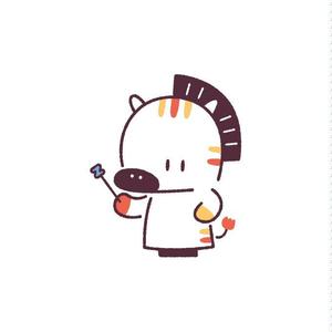 うねざきまさし (toybox0320)さんの英会話スクール「zeabra 」のキャラクターデザインへの提案