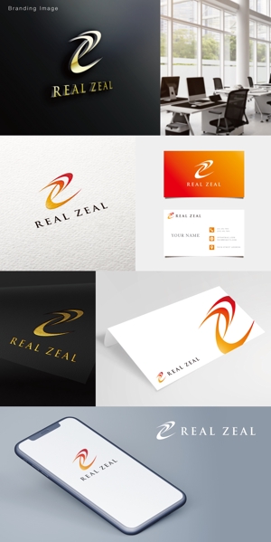 Naroku Design (masa_76)さんの不動産の開発会社「REAL ZEAL」(リアルジール)の企業ロゴへの提案