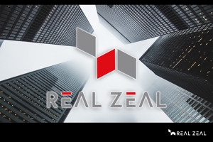 株式会社ガラパゴス (glpgs-lance)さんの不動産の開発会社「REAL ZEAL」(リアルジール)の企業ロゴへの提案