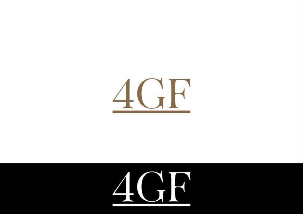 大型小売店で販売する化粧品シリーズ「4GF」シリーズのロゴ