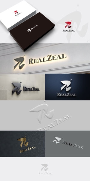 D-Design (dorisuke)さんの不動産の開発会社「REAL ZEAL」(リアルジール)の企業ロゴへの提案