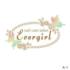 nocco_555 (nocco_555)さんの「nail care salon Evergirl」のロゴ作成への提案
