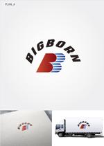 sklibero (sklibero)さんの株式会社BIGBORN 運送業　名刺・封筒　ロゴデザインへの提案