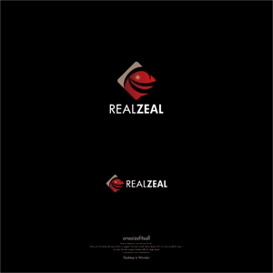 onesize fit’s all (onesizefitsall)さんの不動産の開発会社「REAL ZEAL」(リアルジール)の企業ロゴへの提案