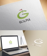 andy2525 (andy_design)さんのYouTubeチャンネル「GOLPIAゴルピア」のロゴへの提案