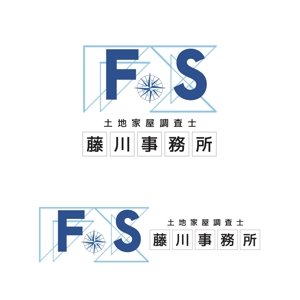 YASUSHI TORII (toriiyasushi)さんの土地家屋調査士事務所（測量・登記事務所）「藤川事務所」のロゴへの提案