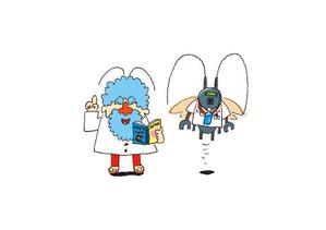 絵描きしんじ ()さんのゴキブリサイトのキャラクター「博士」＆「ゴキブリサイボーグ」の募集への提案