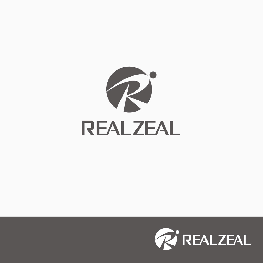 不動産の開発会社「REAL ZEAL」(リアルジール)の企業ロゴ