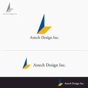 flyingman (flyingman)さんの床施工会社「Astech Design Inc.」のロゴへの提案