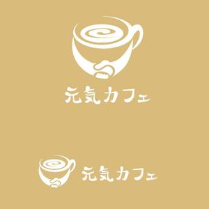 enbito (enbito)さんの認知症の方や家族が集う認知症カフェ、元気カフェのロゴへの提案