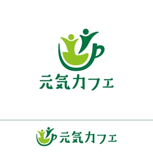 STUDIO ROGUE (maruo_marui)さんの認知症の方や家族が集う認知症カフェ、元気カフェのロゴへの提案
