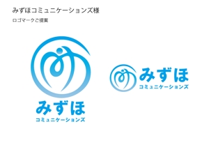TET (TetsuyaKanayama)さんの社名ロゴ、マーク　「みずほコミュニケーションズ」への提案