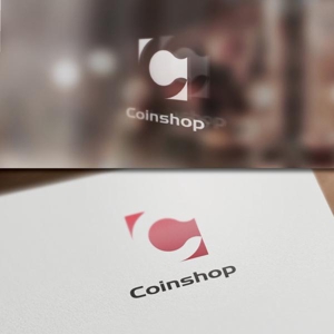 late_design ()さんの仮想通貨を買えるオンライン店舗というサービスを提供する「Coinshop」のロゴへの提案