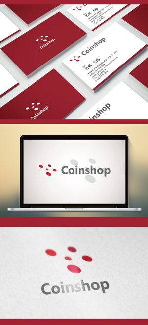  chopin（ショパン） (chopin1810liszt)さんの仮想通貨を買えるオンライン店舗というサービスを提供する「Coinshop」のロゴへの提案