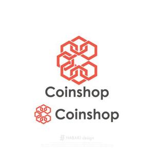 HABAKIdesign (hirokiabe58)さんの仮想通貨を買えるオンライン店舗というサービスを提供する「Coinshop」のロゴへの提案